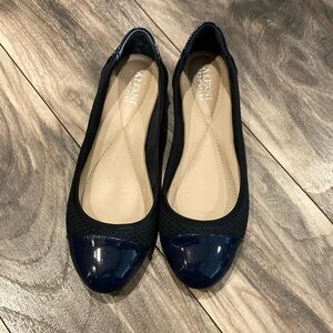 Alfani Step Flex women’s size 8 dress shoe in Navy.